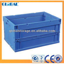 Stacking storage container/foldable plastic container